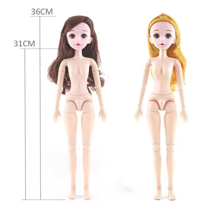 14-Inch Multi-Joint Baby Doll Body – 36cm Fashion Accessories for Creative Play