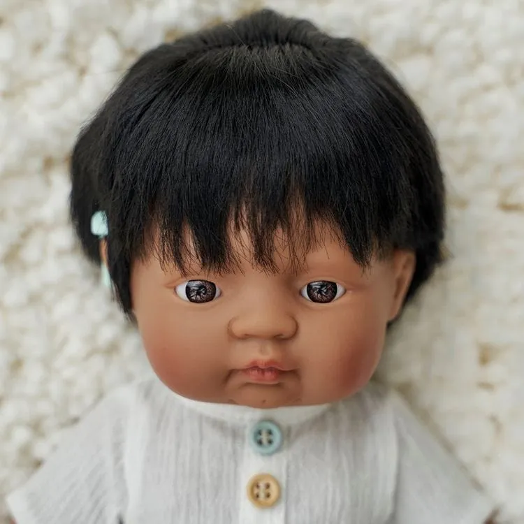 15" Baby Doll Hispanic Boy with Hearing Aid