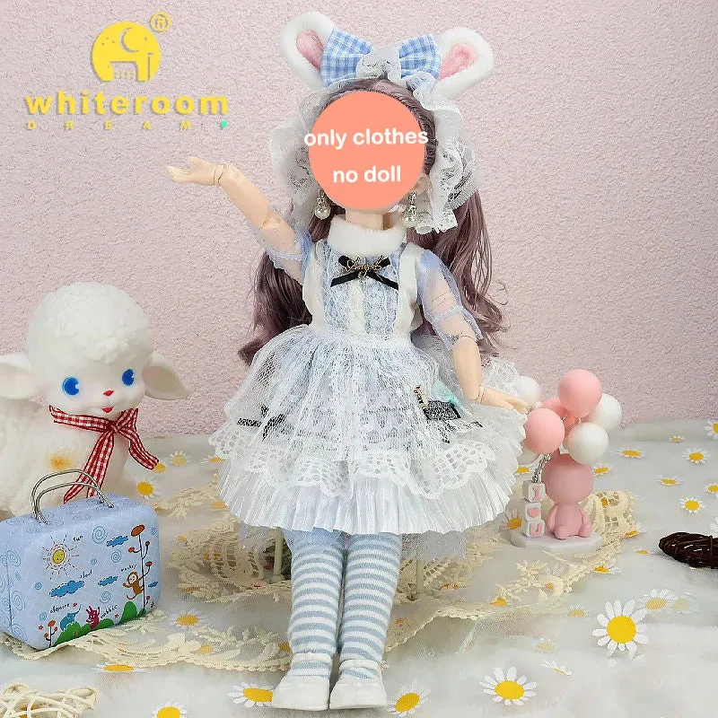 1/6 BJD Doll - 30CM Comic Face with Colorful Eyes and Fashion Clothes