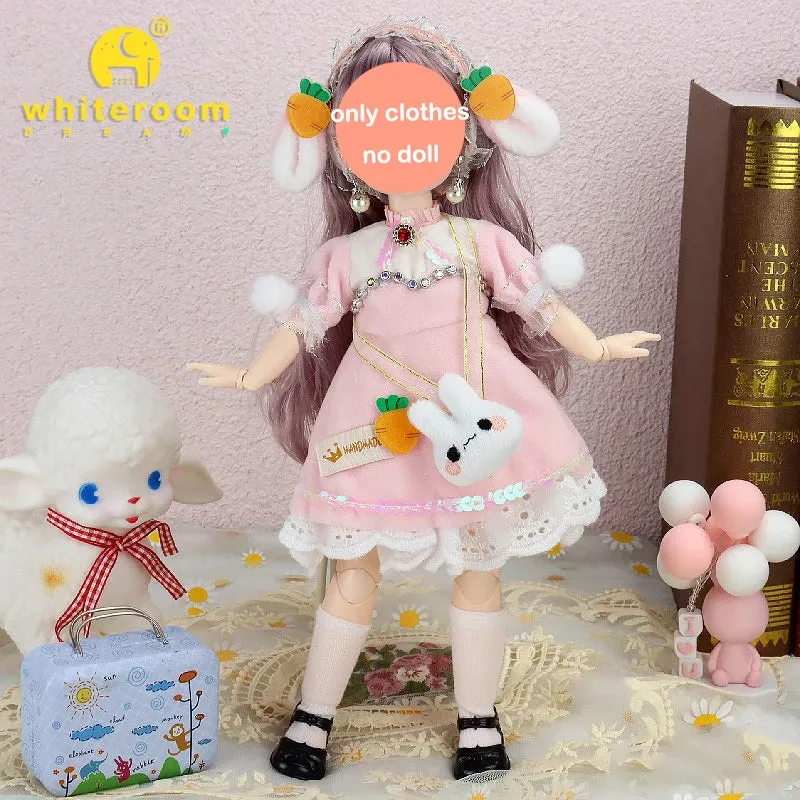 1/6 BJD Doll - 30CM Comic Face with Colorful Eyes and Fashion Clothes