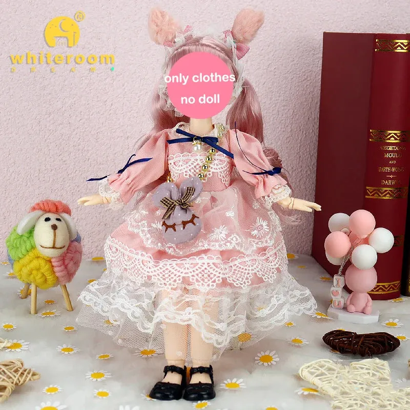 1/6 BJD Doll - 30CM Comic Face with Colorful Eyes and Fashion Clothes