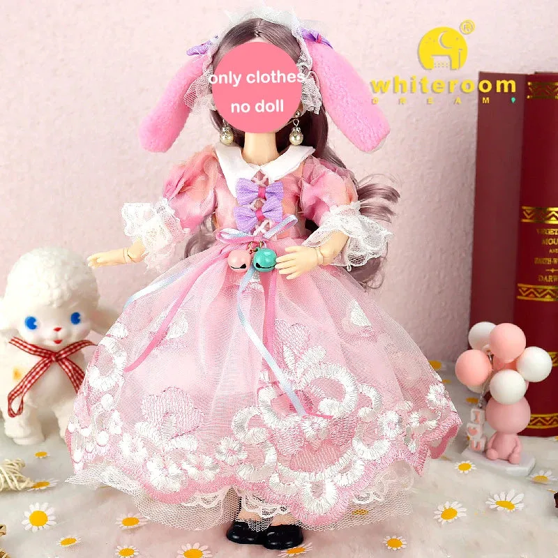 1/6 BJD Doll - 30CM Comic Face with Colorful Eyes and Fashion Clothes