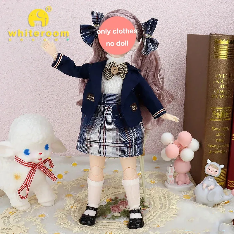 1/6 BJD Doll - 30CM Comic Face with Colorful Eyes and Fashion Clothes