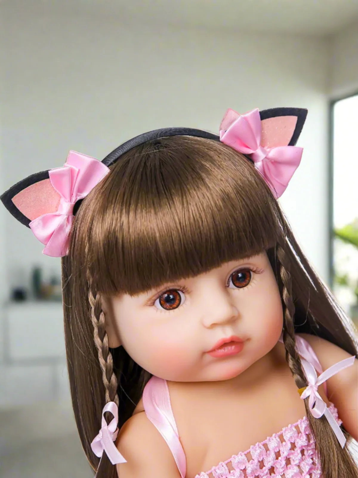 22" Realistic Reborn  Pink Princess Baby Doll