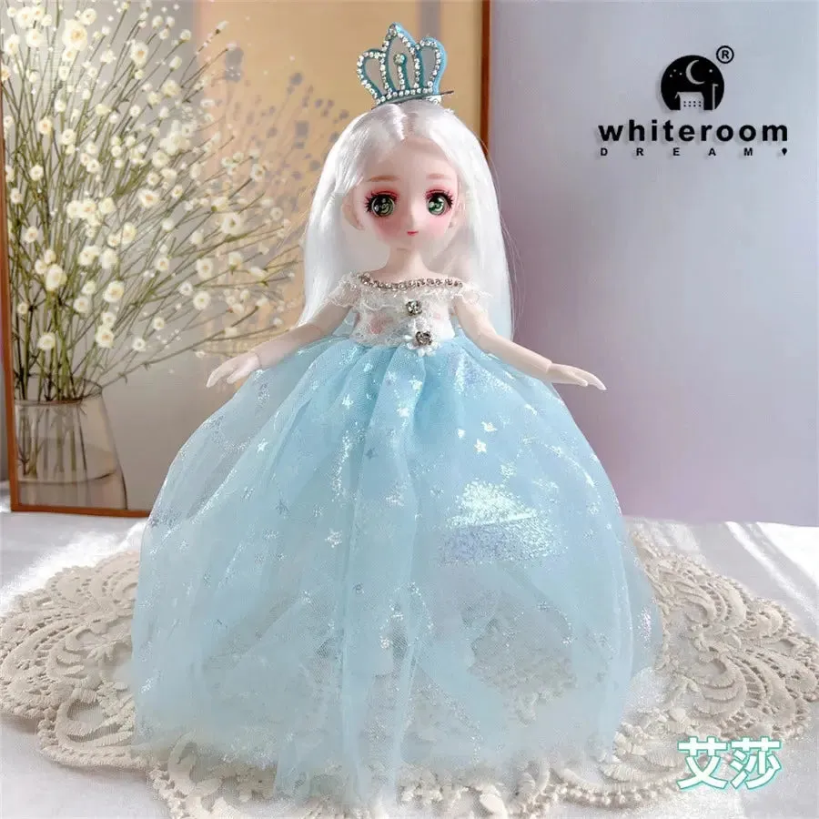 23cm BJD Doll Girl - 15-Joint Movable Kawaii Doll with Fashion Clothes, Soft Hair | Perfect Birthday Gift