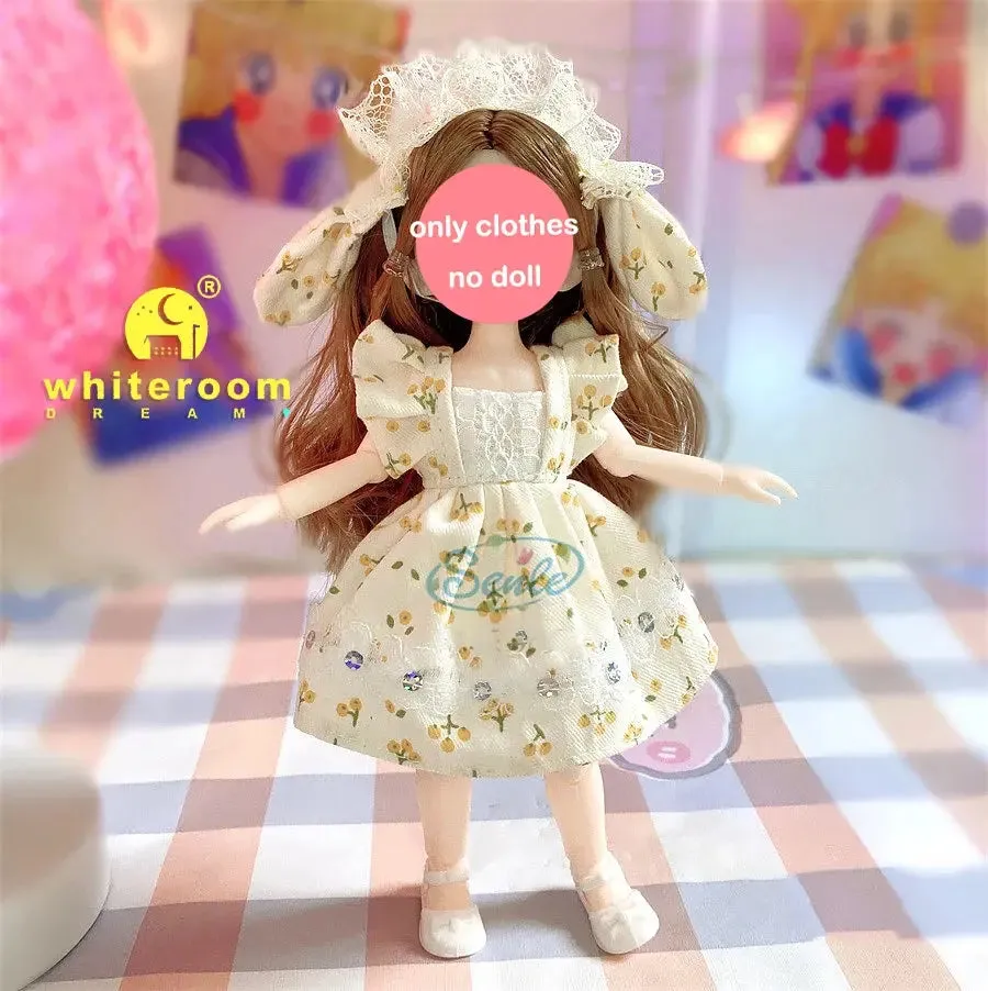 23cm BJD Doll Girl - 15-Joint Movable Kawaii Doll with Fashion Clothes, Soft Hair | Perfect Birthday Gift