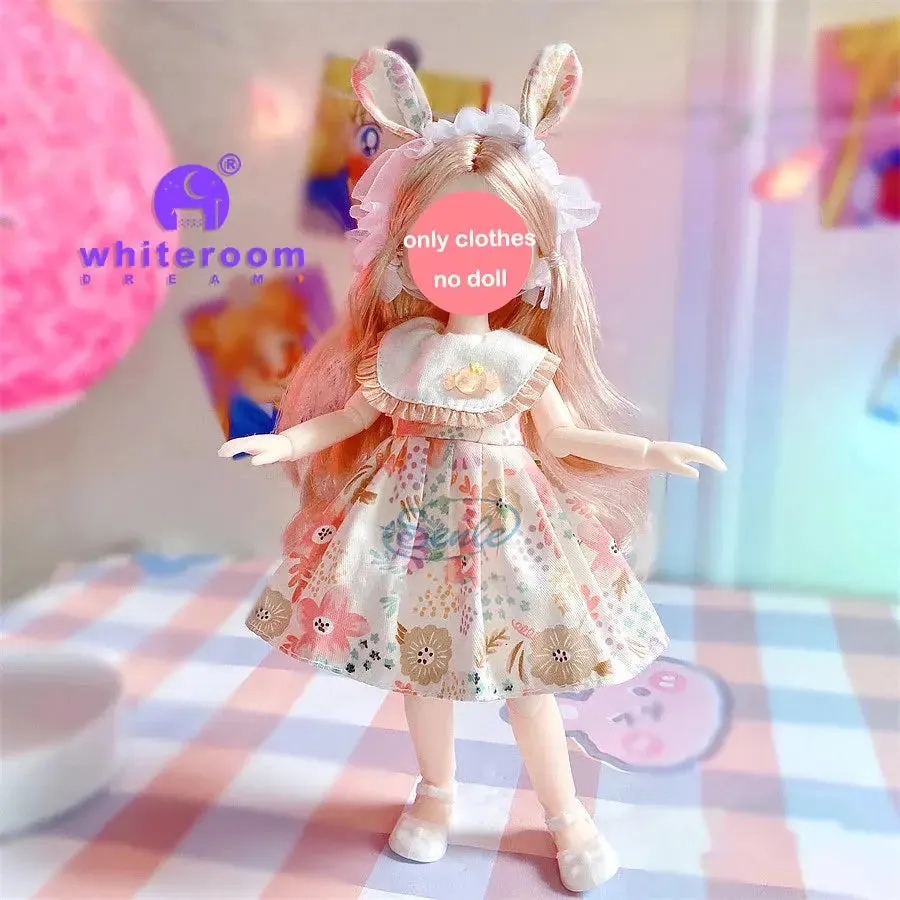 23cm BJD Doll Girl - 15-Joint Movable Kawaii Doll with Fashion Clothes, Soft Hair | Perfect Birthday Gift