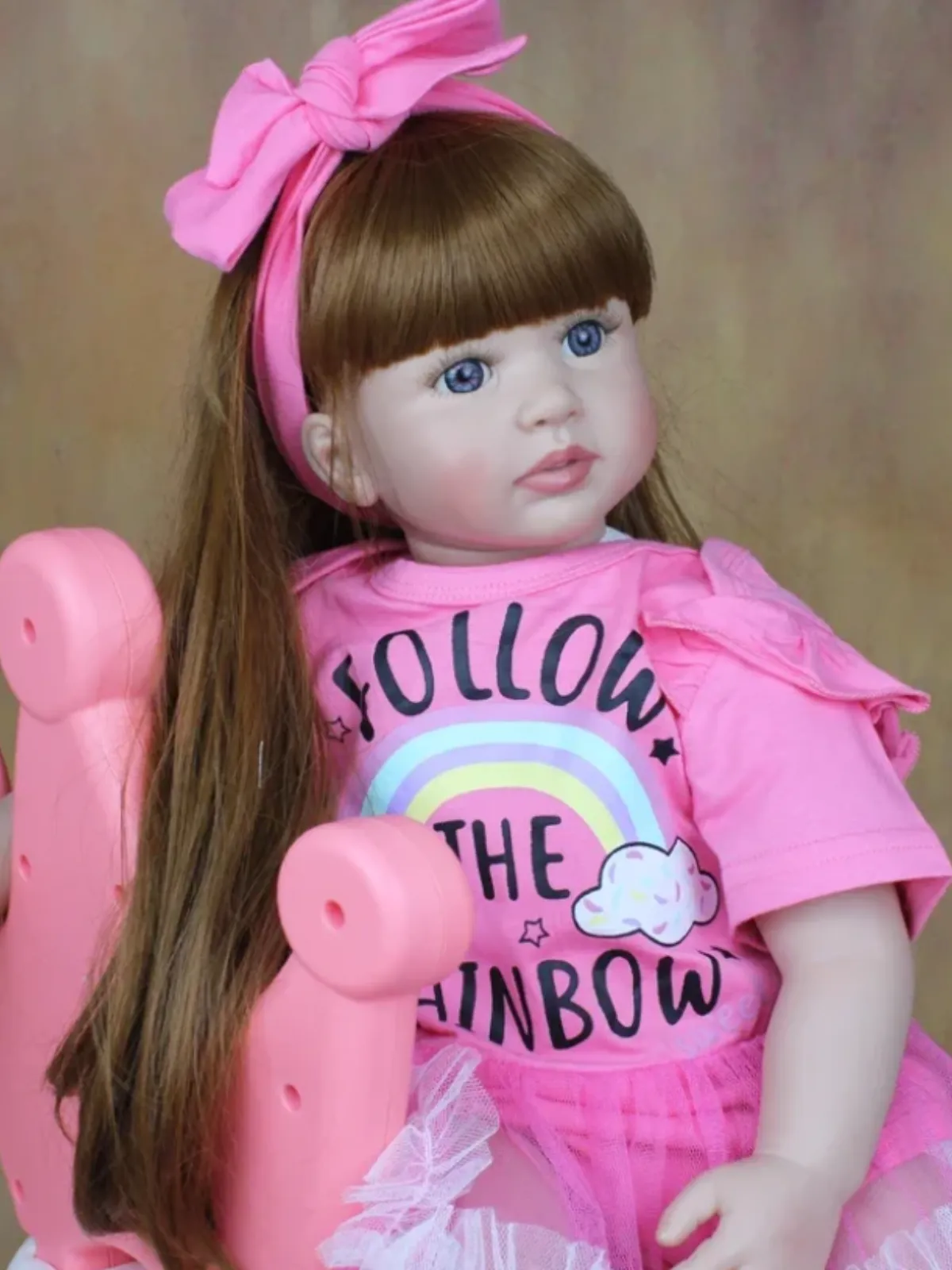 24" Girls Lifelike Baby Doll with Dress-Up Kit