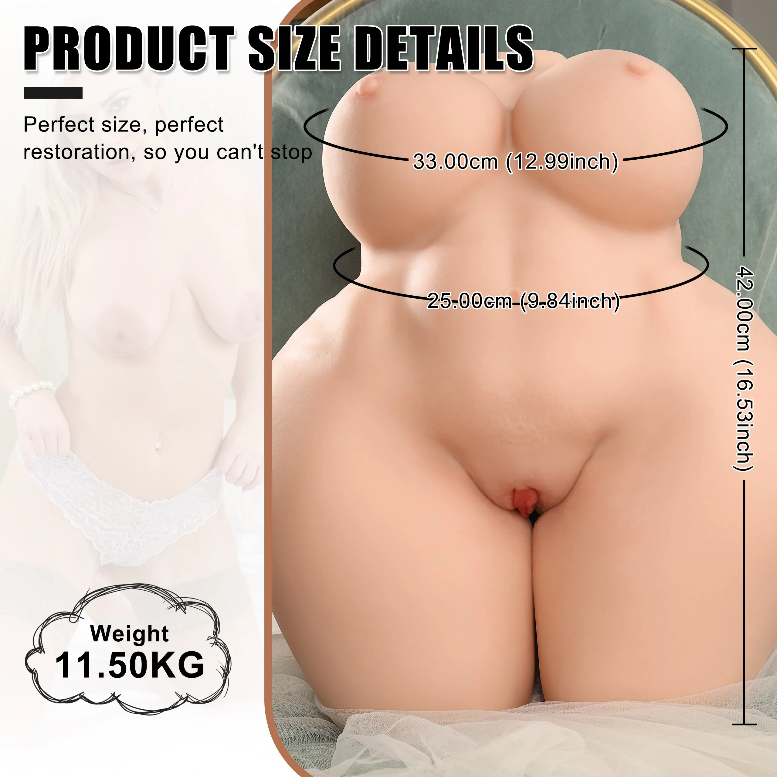 27.5LB Realistic Sex Doll