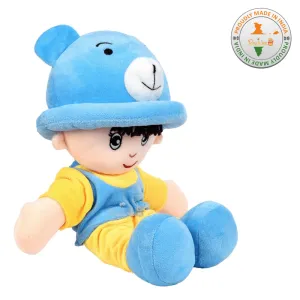 Addie Boy Plush Soft Doll Toy (35 Cms, Yellow)