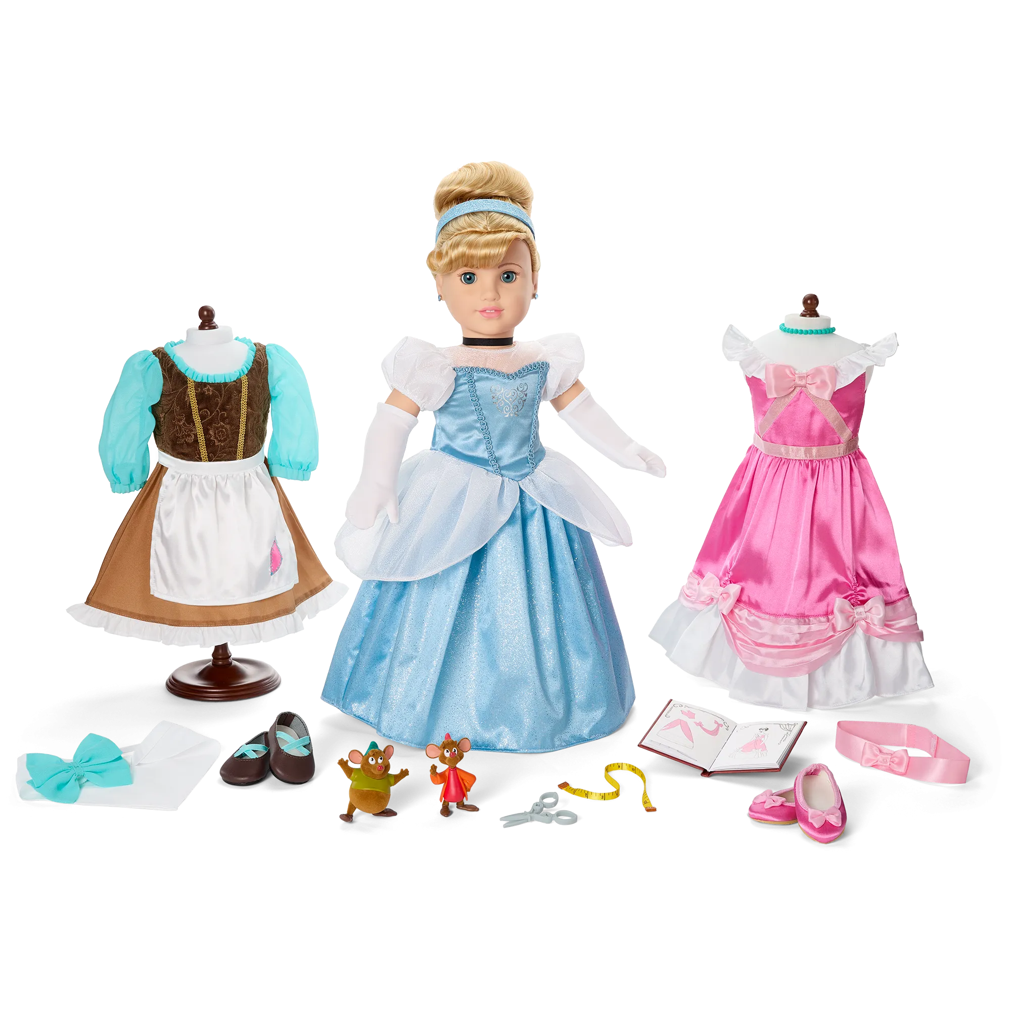 American Girl® Disney Princess Cinderella Doll Story Bundle