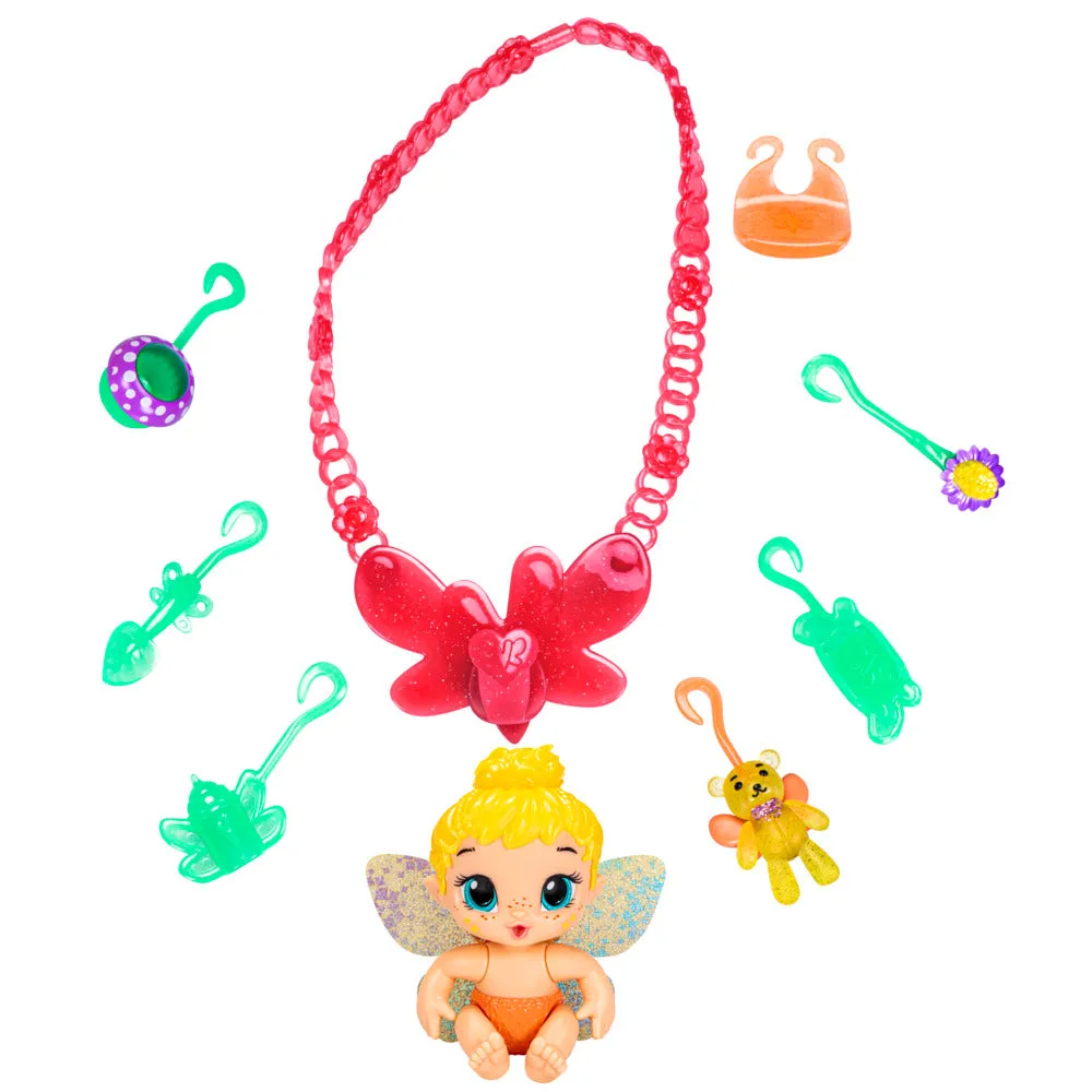 Baby Alive Glo Pixies Minis Carry 'N Care Necklace Sweetie Sunshine