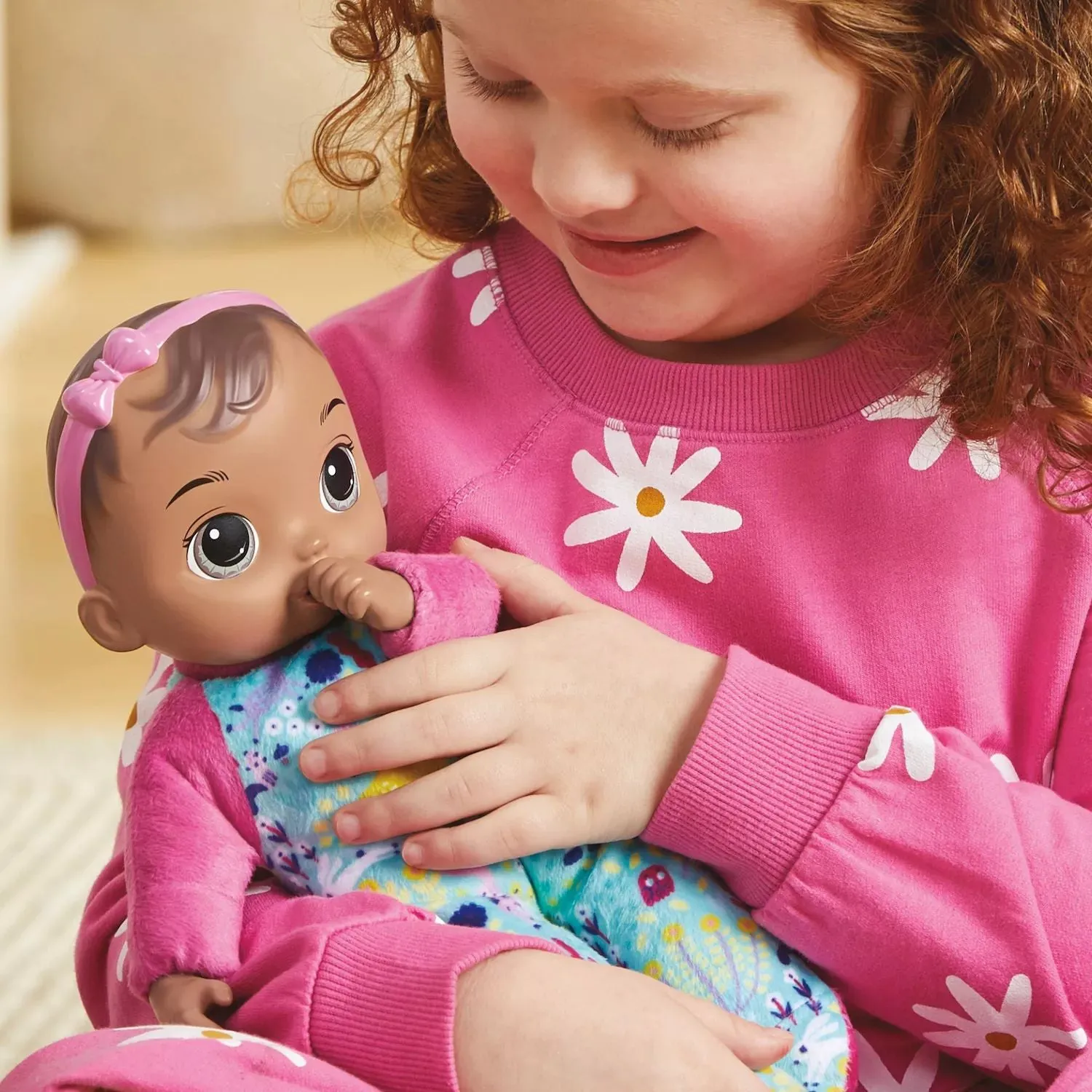 Baby Alive Soft and cute doll with brown hair Baby Alive