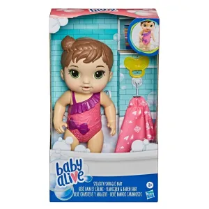 Baby Alive Splash 'n Snuggle Baby Brown Hair