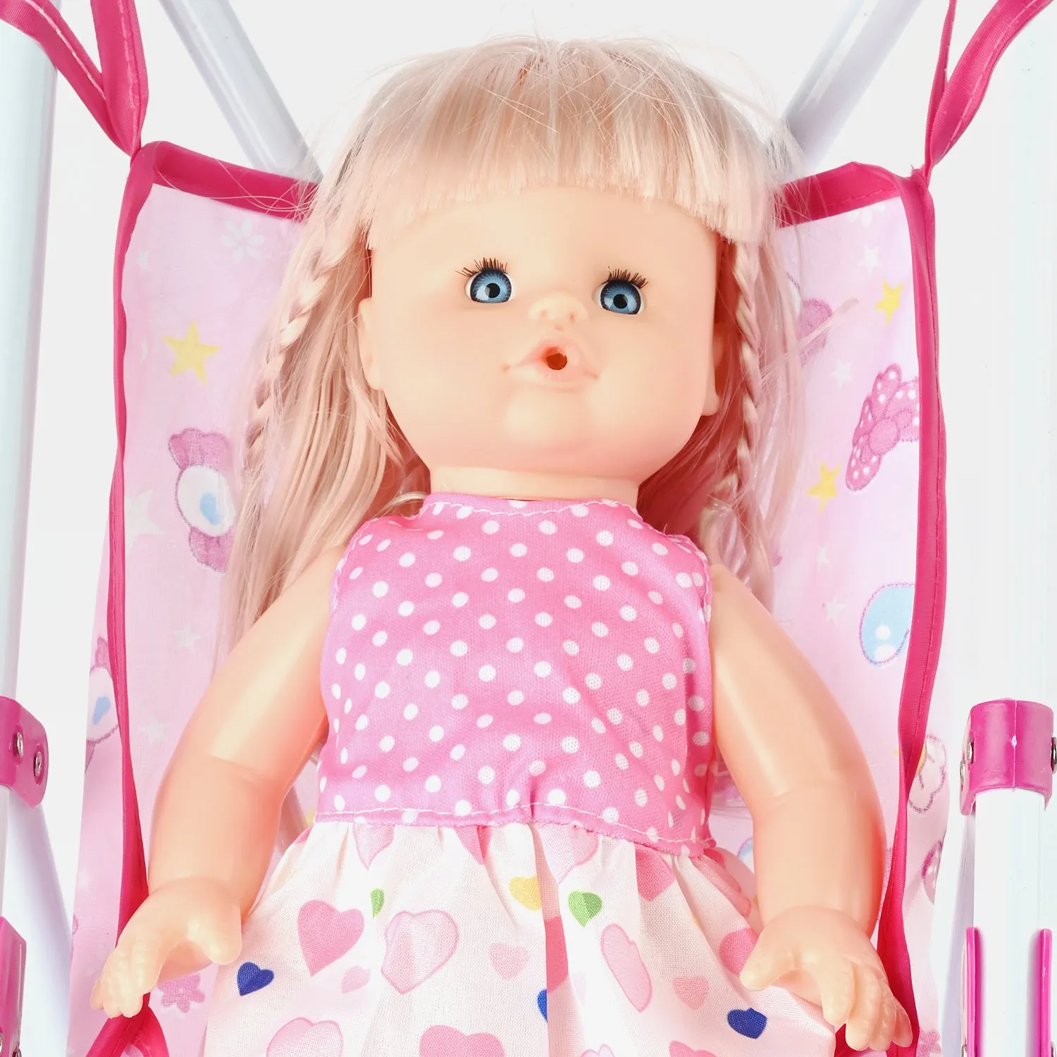 Baby Doll with Stroller & Feeder   12 Baby Sounds