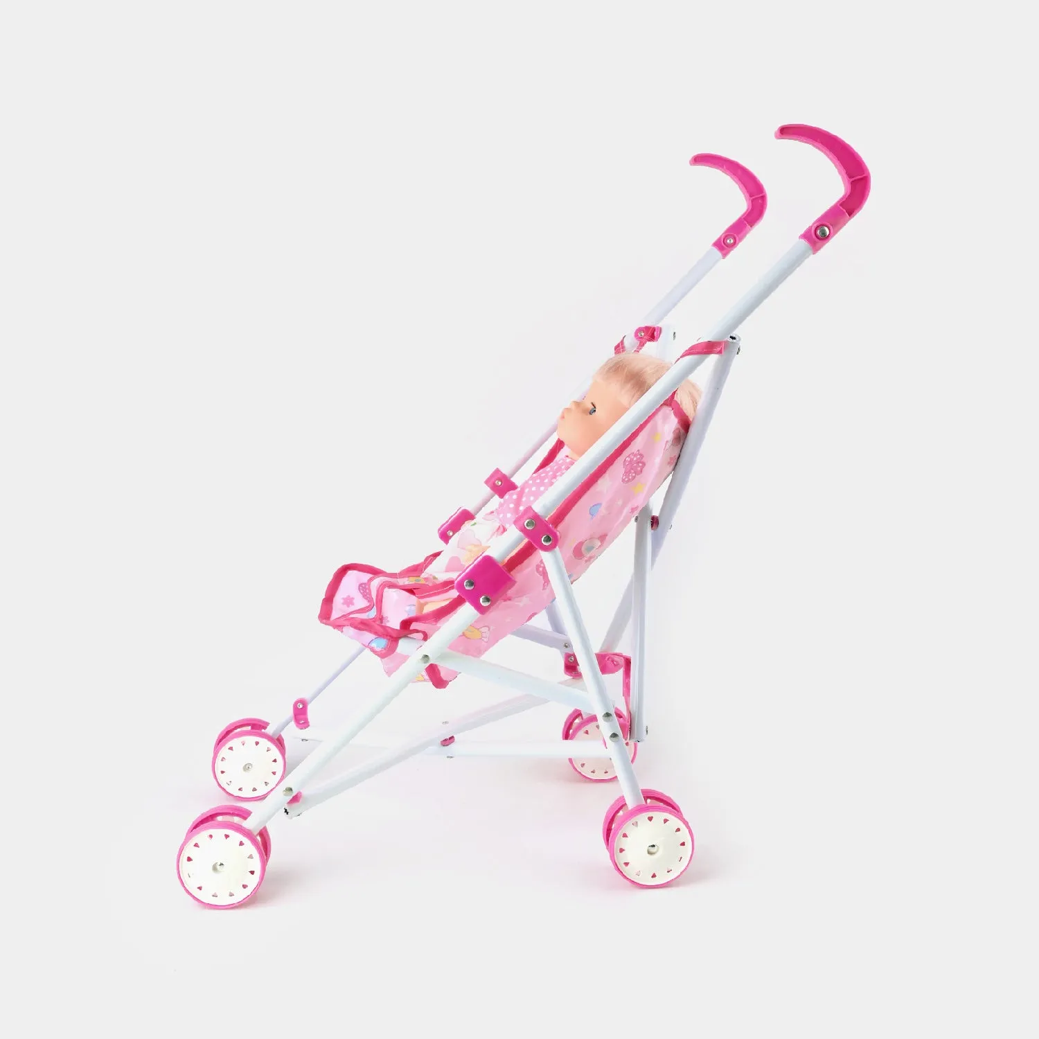 Baby Doll with Stroller & Feeder   12 Baby Sounds