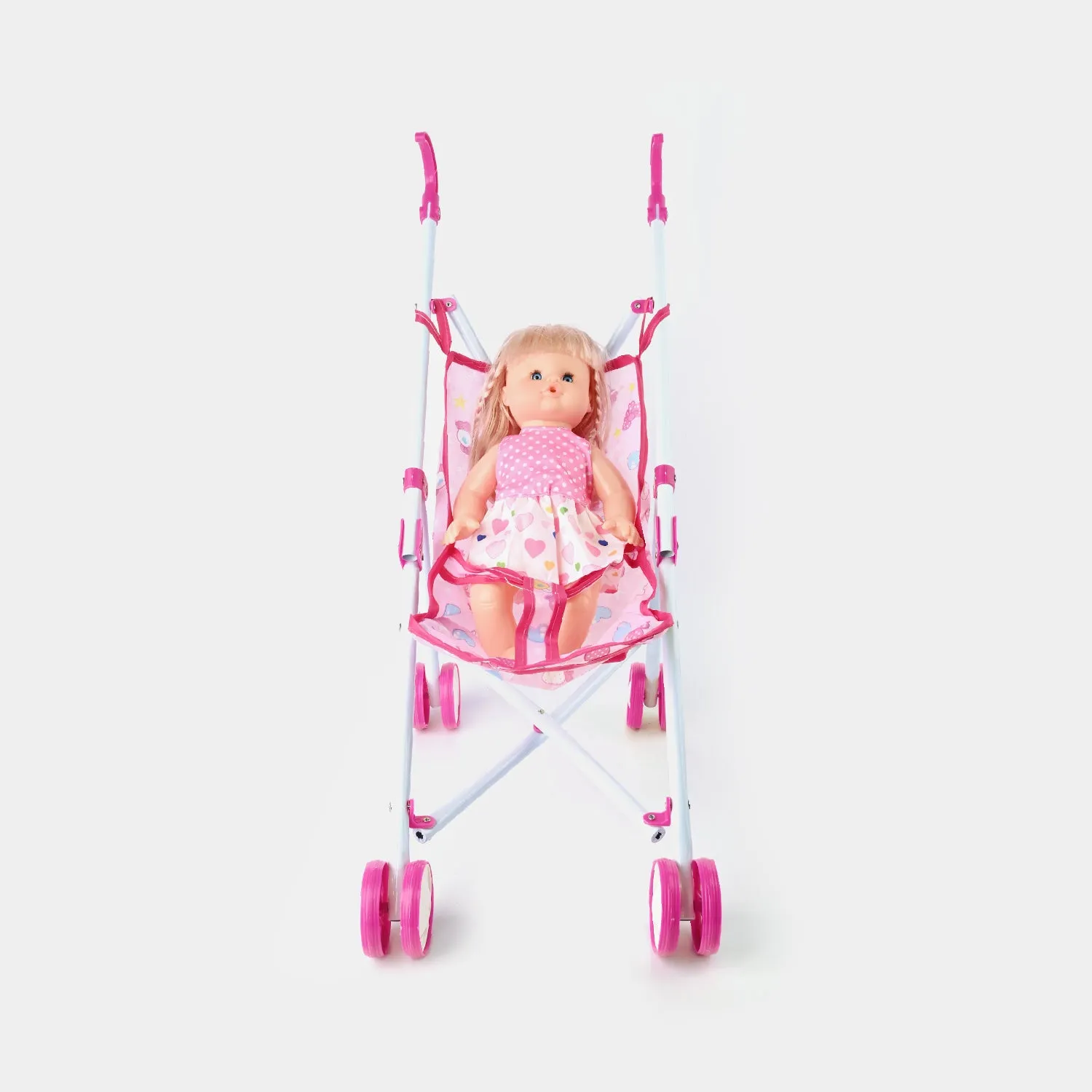 Baby Doll with Stroller & Feeder   12 Baby Sounds