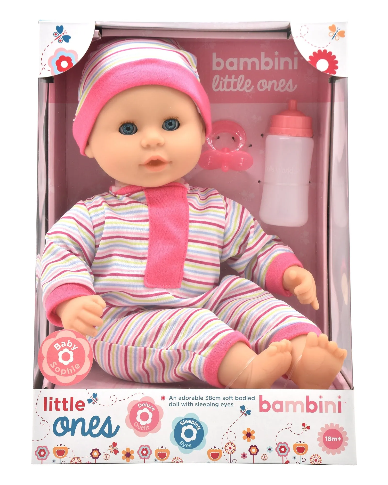 Deluxe Realistic Bambini Baby Sophie Doll with Accessories