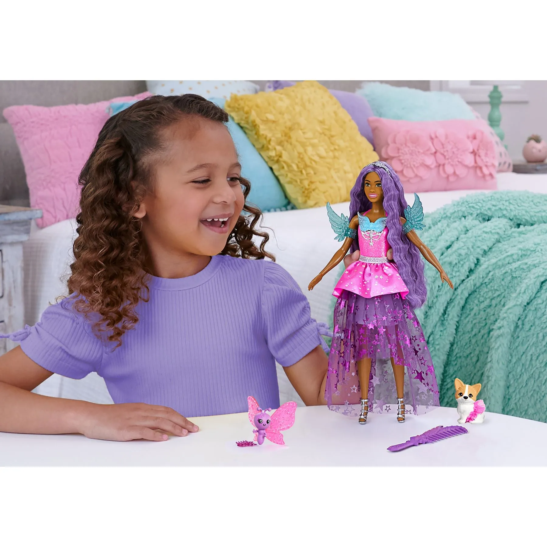 Barbie A Touch Of Magic Doll With 2 Pets - Brooklyn