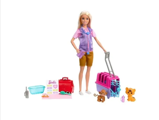 BARBIE ANIMAL RESCUE & RECOVER PLAYSET