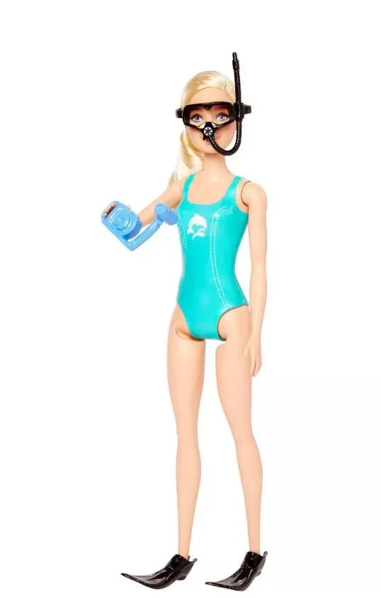 Barbie Careers Doll Marine Biologist Doll And Mobile Lab Playset