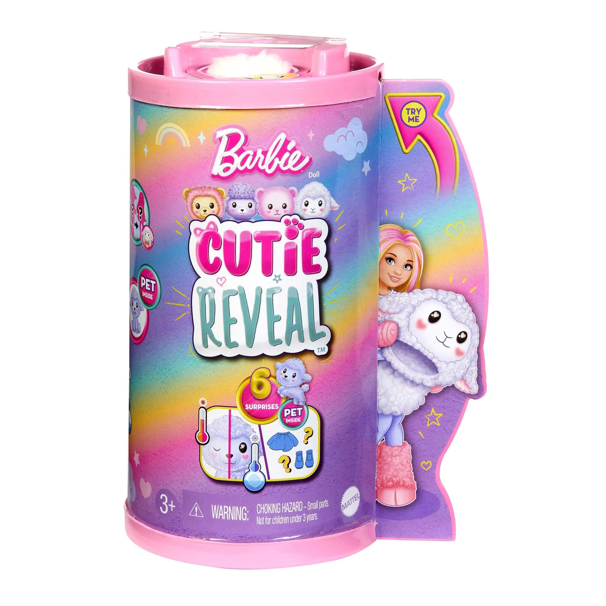 Barbie Chelsea Cutie Reveal Cozy Cute Tees Series Lamb Doll