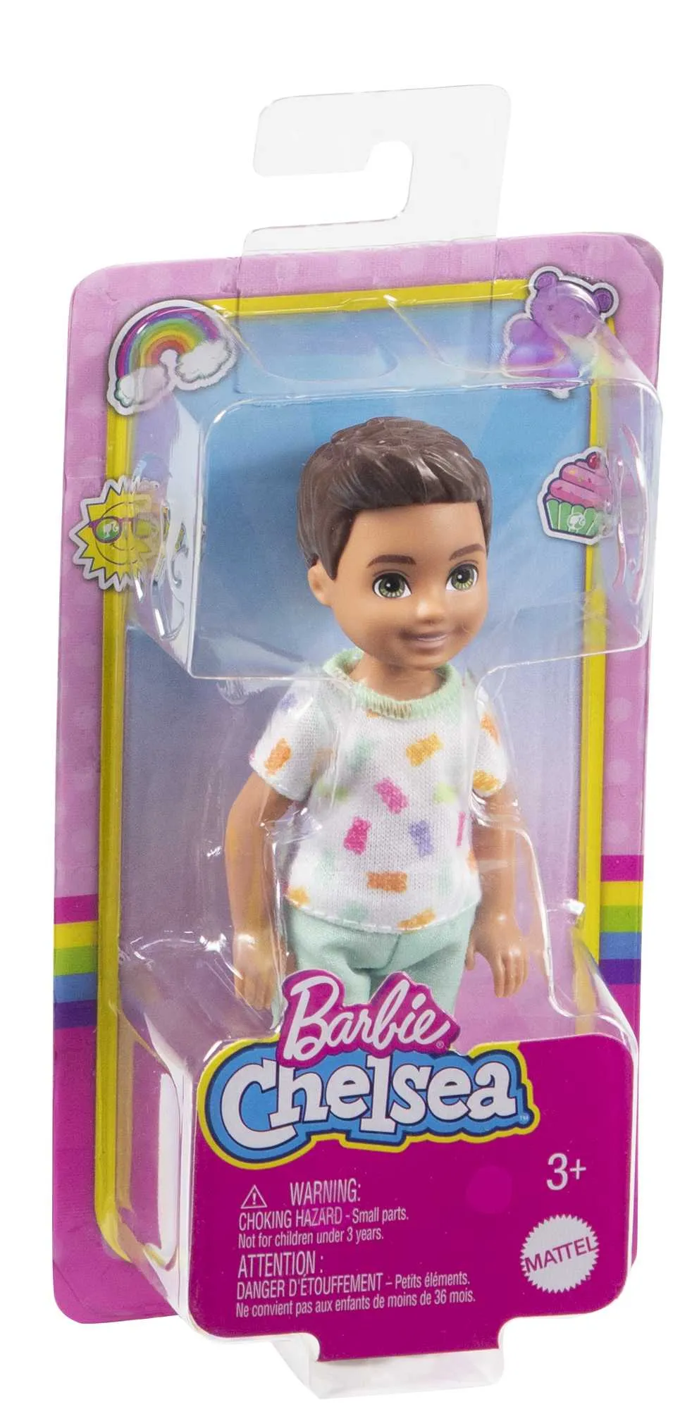 Barbie Club Chelsea Boy Doll Gummy Bear Shirt