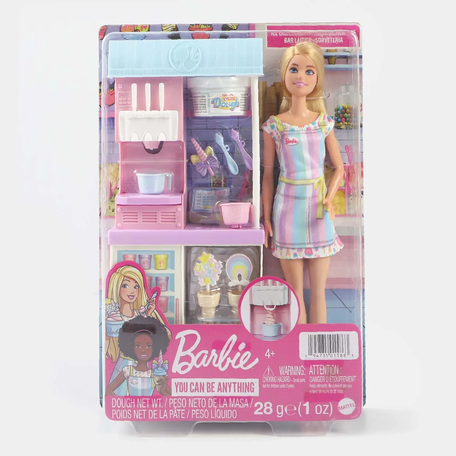 Barbie Doll With Ice Cream Shop