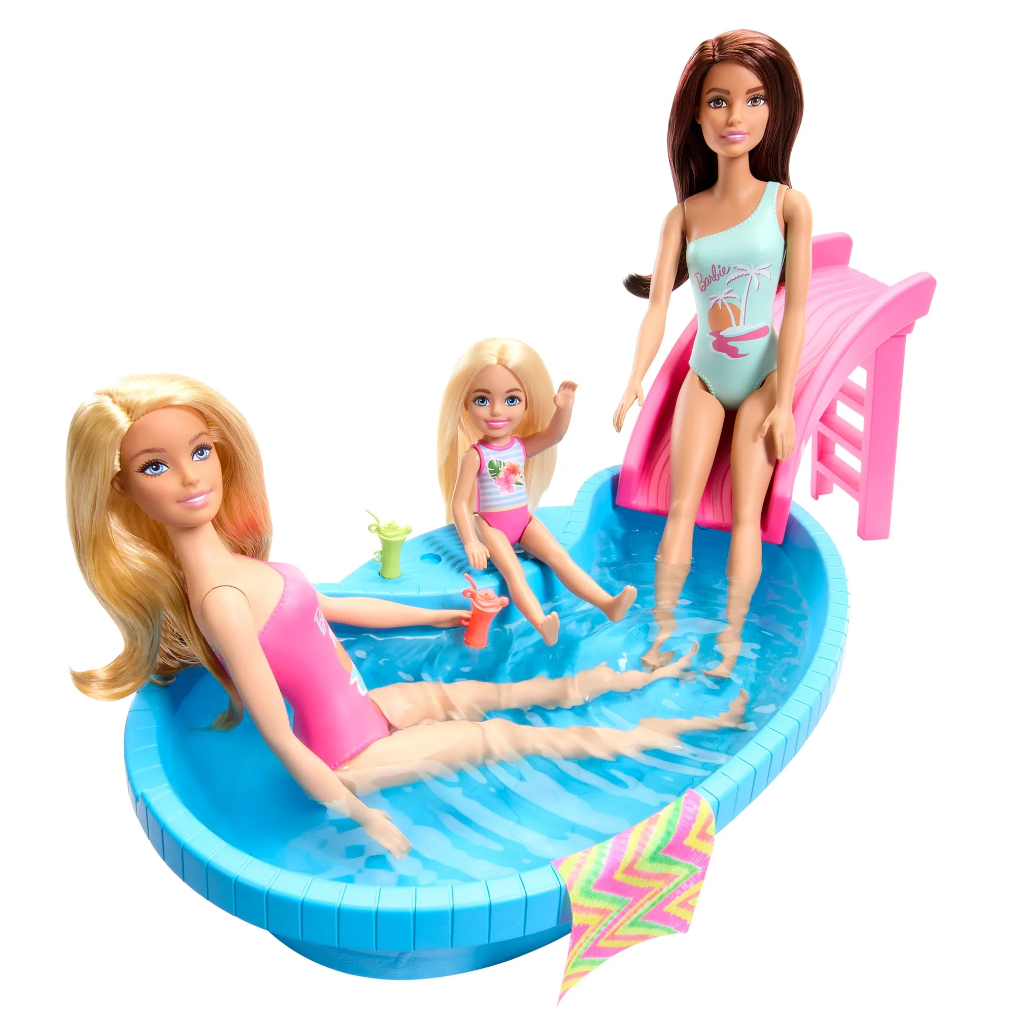 Barbie Summer Pool With Doll