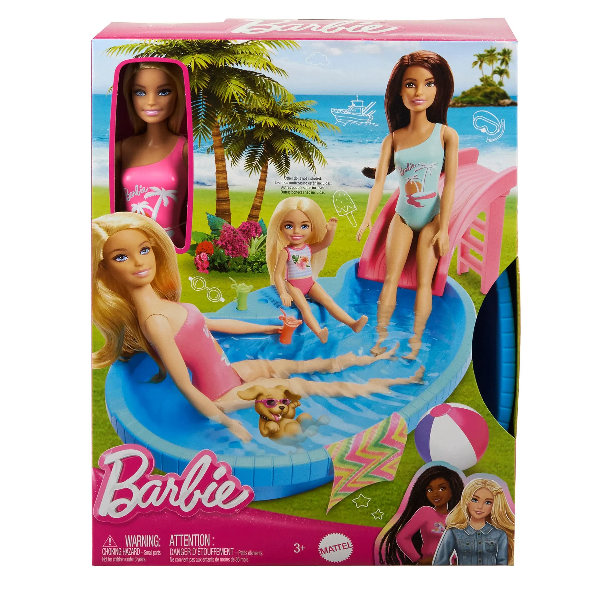 Barbie Summer Pool With Doll