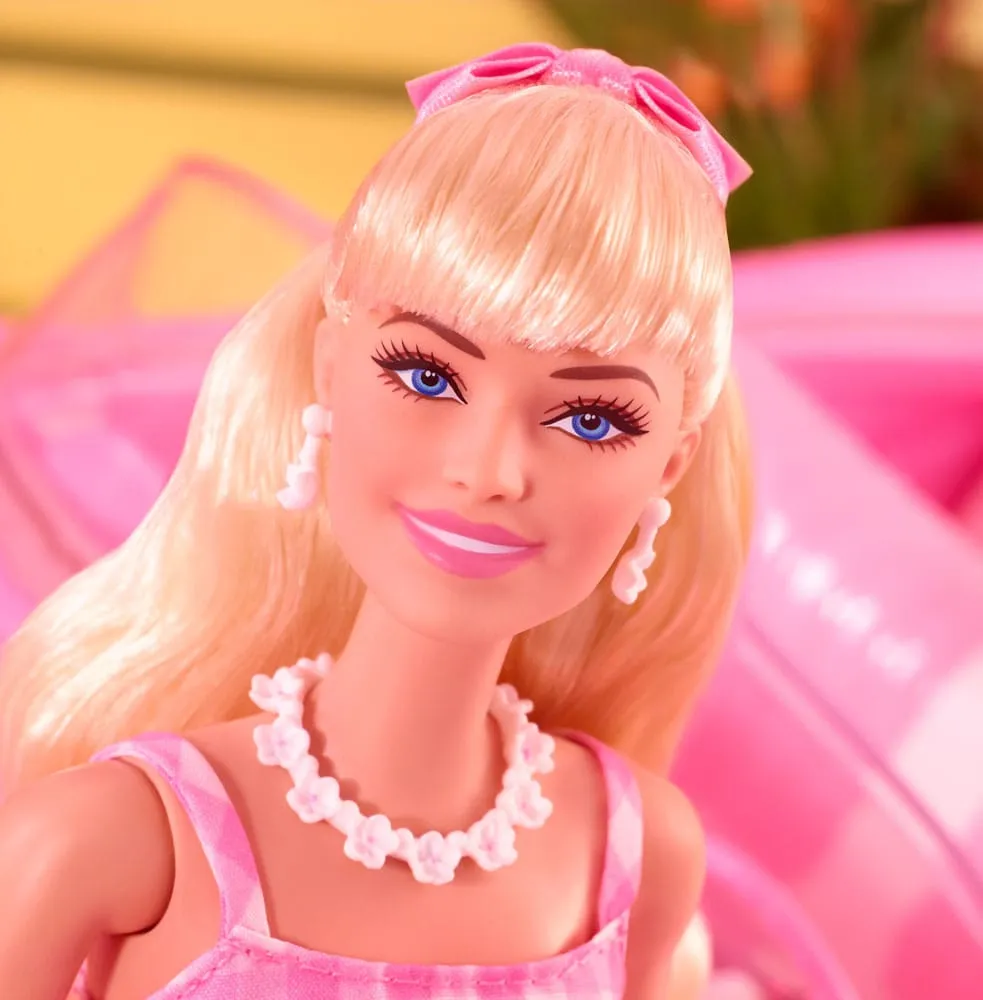 Barbie The Movie Doll Barbie in Pink Gingham Dress