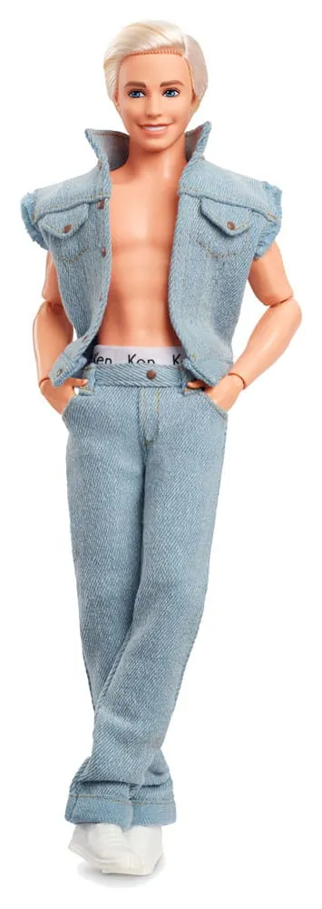 Barbie The Movie Doll Ken Wearing Denim Matching Set