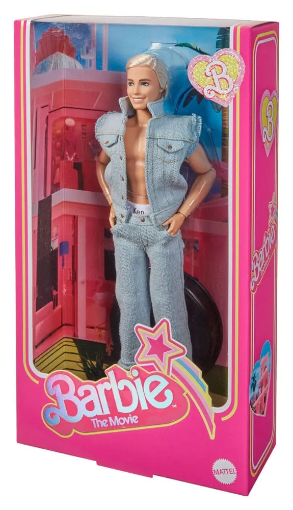 Barbie The Movie Doll Ken Wearing Denim Matching Set