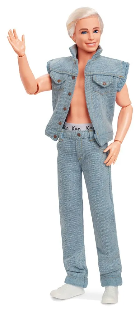 Barbie The Movie Doll Ken Wearing Denim Matching Set