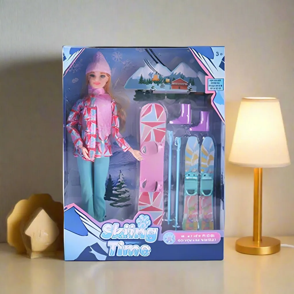 Barbie with Skiing Accessories