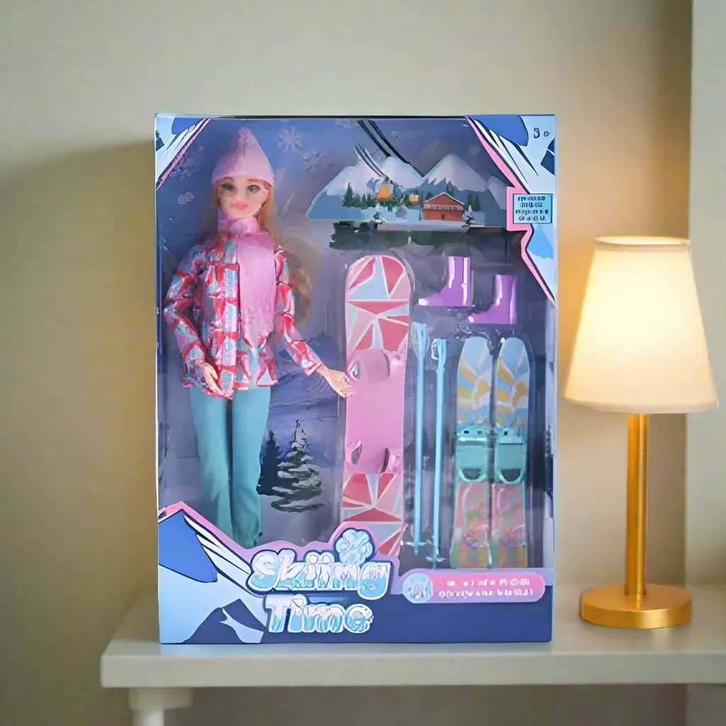 Barbie with Skiing Accessories