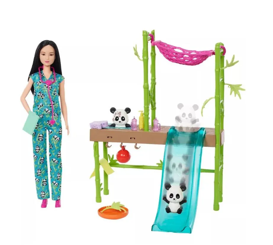 Barbie You Can Be Anything Panda Care & Rescue Playset