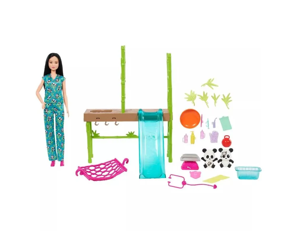 Barbie You Can Be Anything Panda Care & Rescue Playset