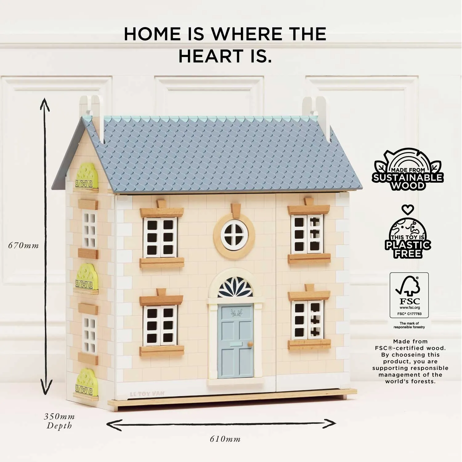 Bay Tree Wooden Dolls House