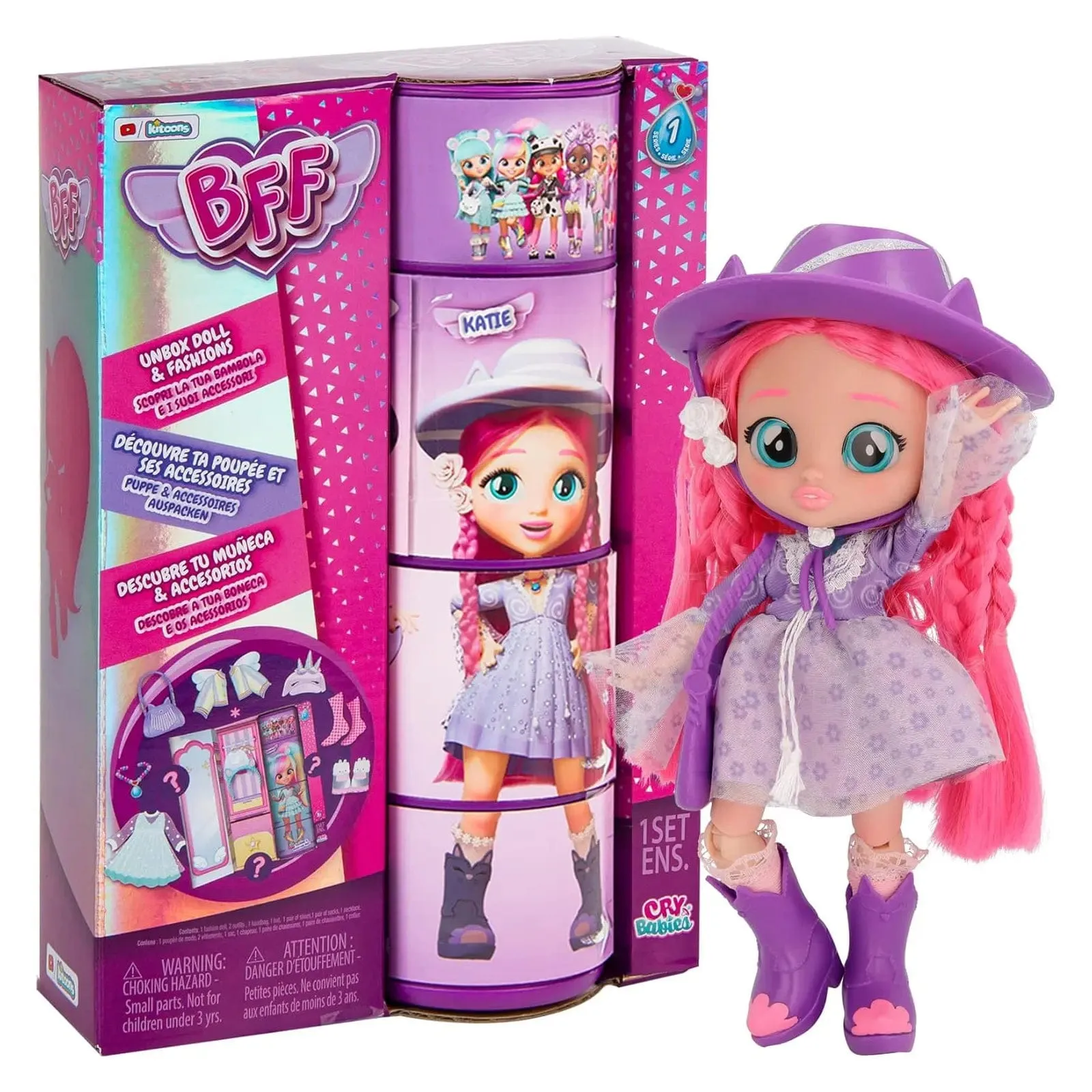 BFF Fashion Doll Series 1 Collectible Figure with Accessories 20cm