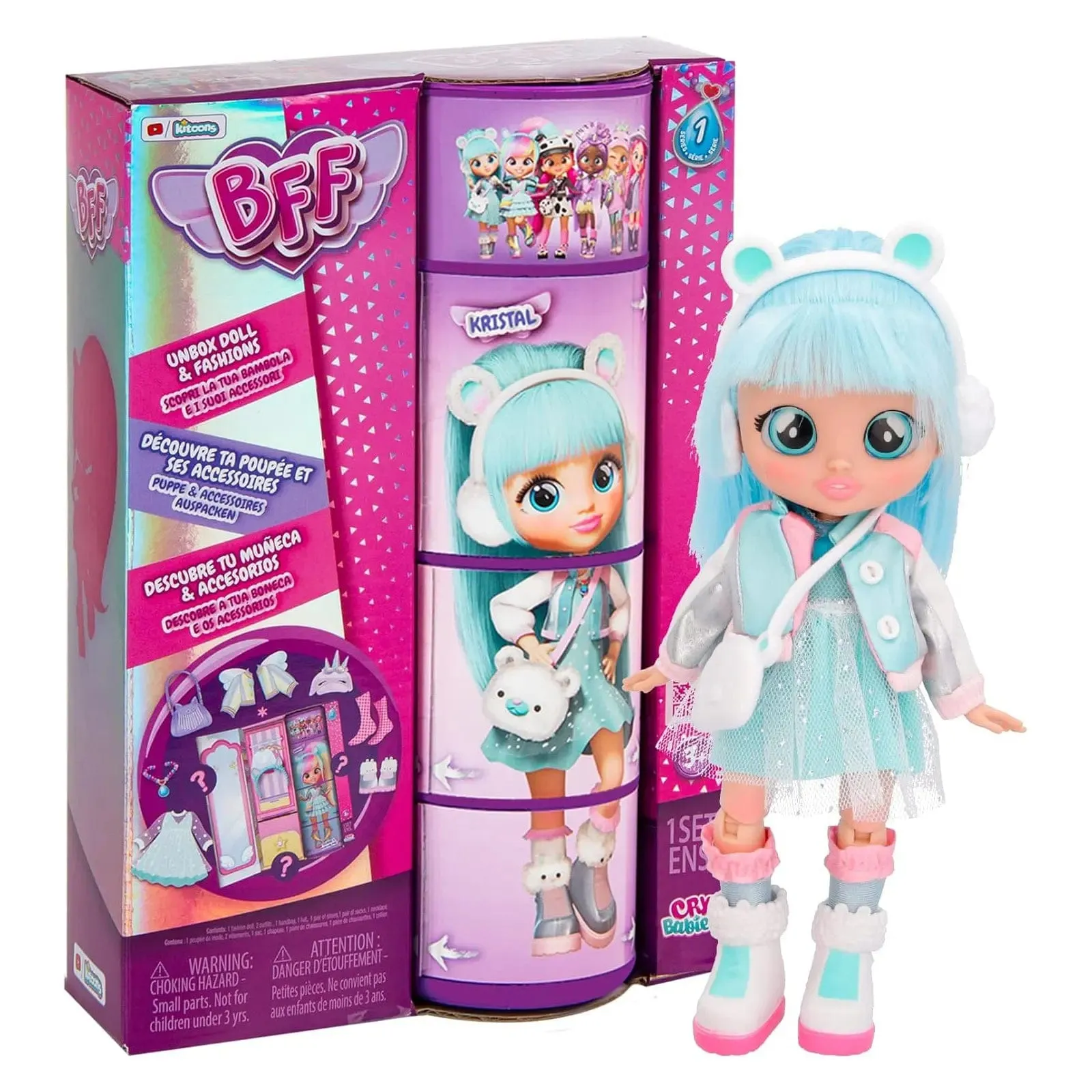 BFF Fashion Doll Series 1 Collectible Figure with Accessories 20cm