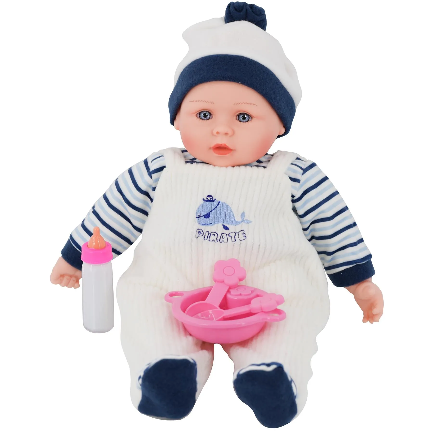 BiBI Baby Girl with Accessories & Bonus Outfit (40 cm / 16")