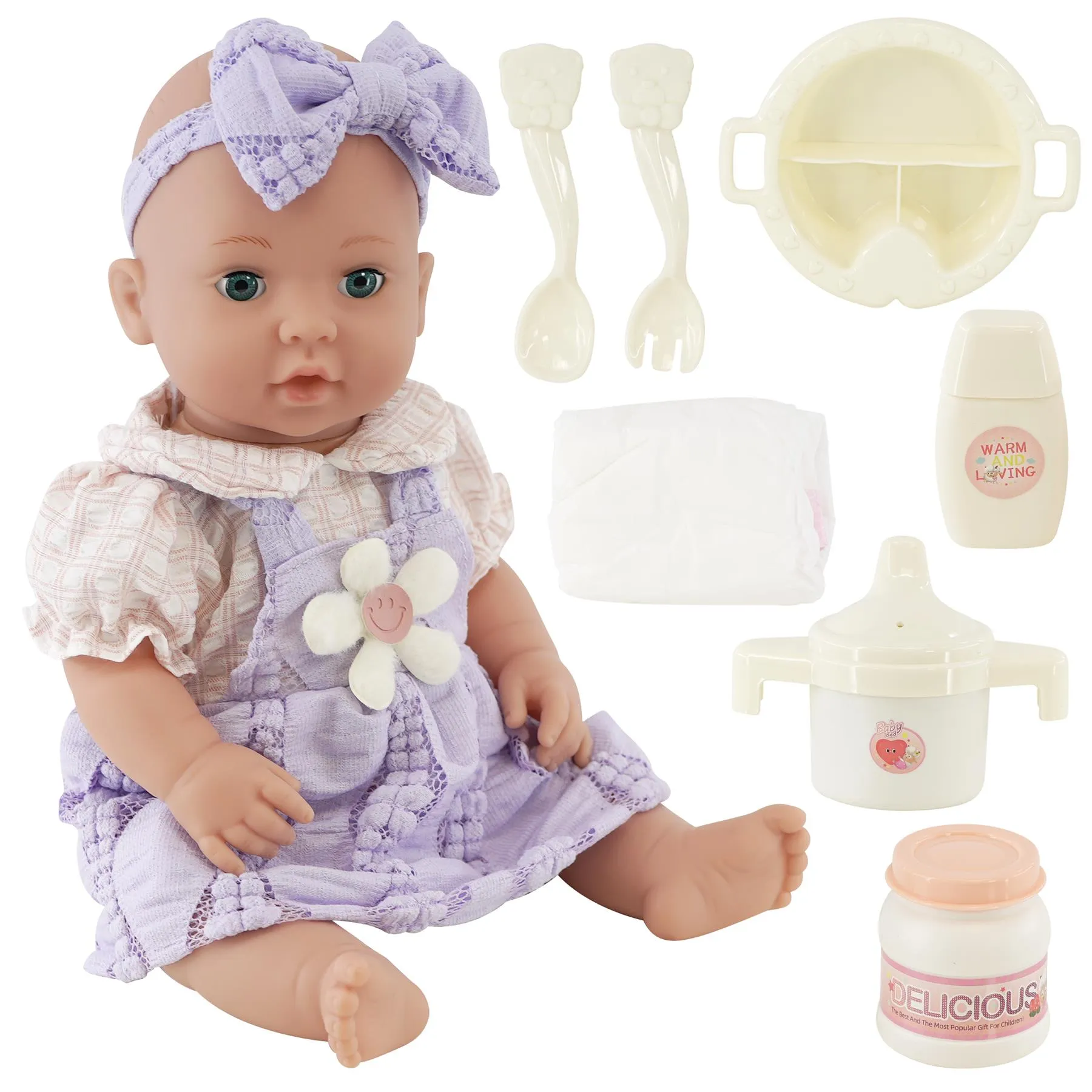 BiBi Doll Nappy, Accessories & Doll