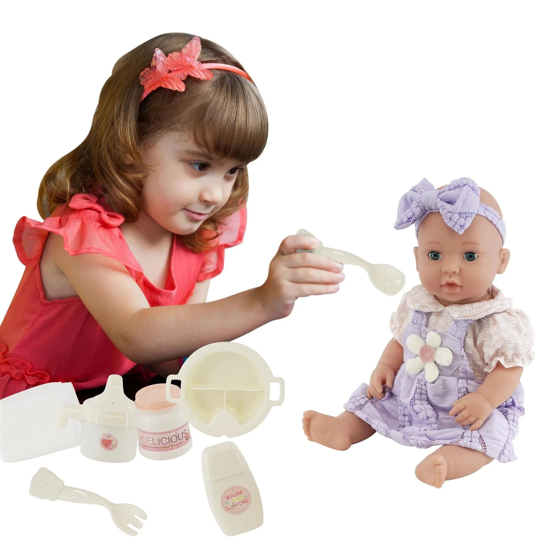 BiBi Doll Nappy, Accessories & Doll