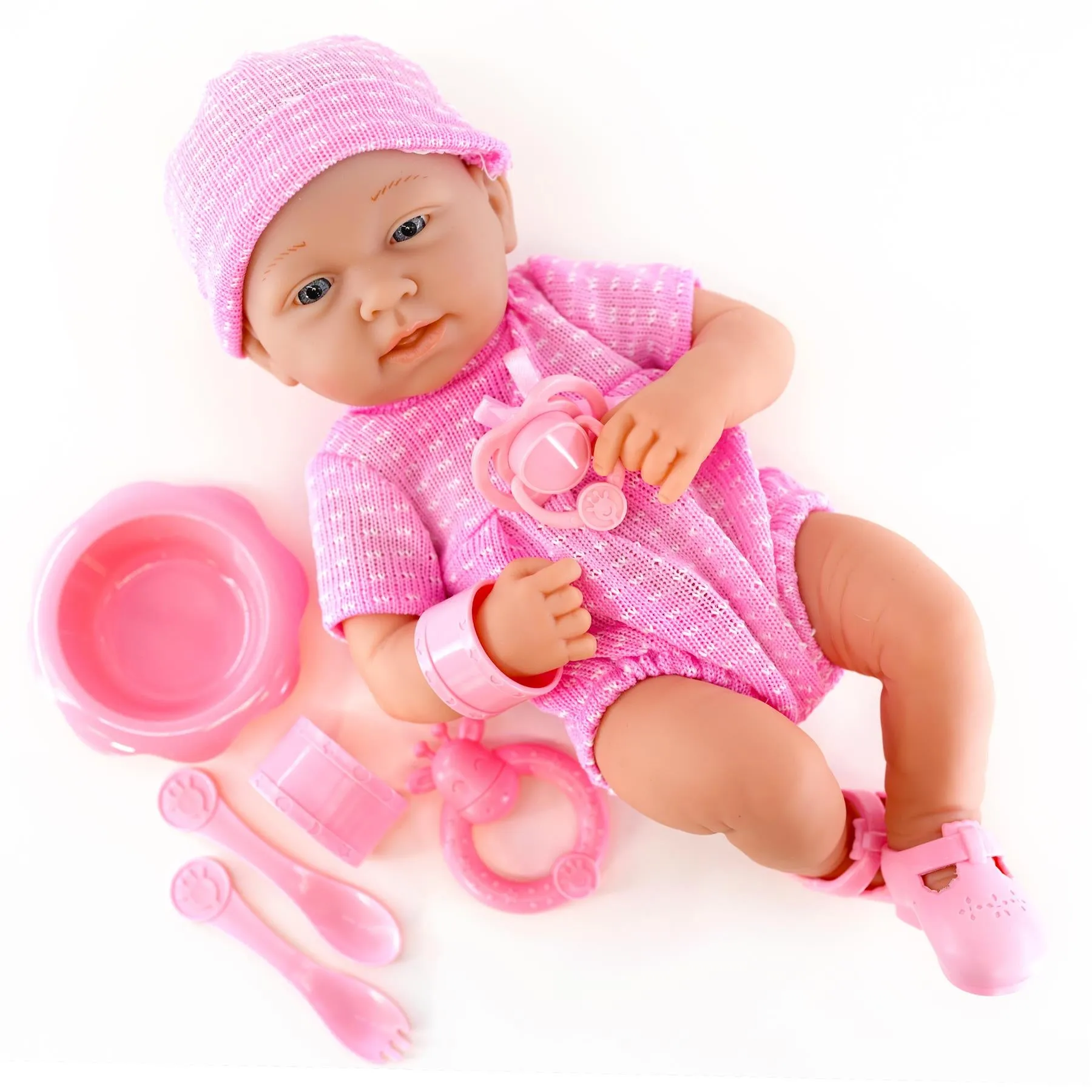 BiBi Doll Newborn Girl & Accessories (35 cm / 14")