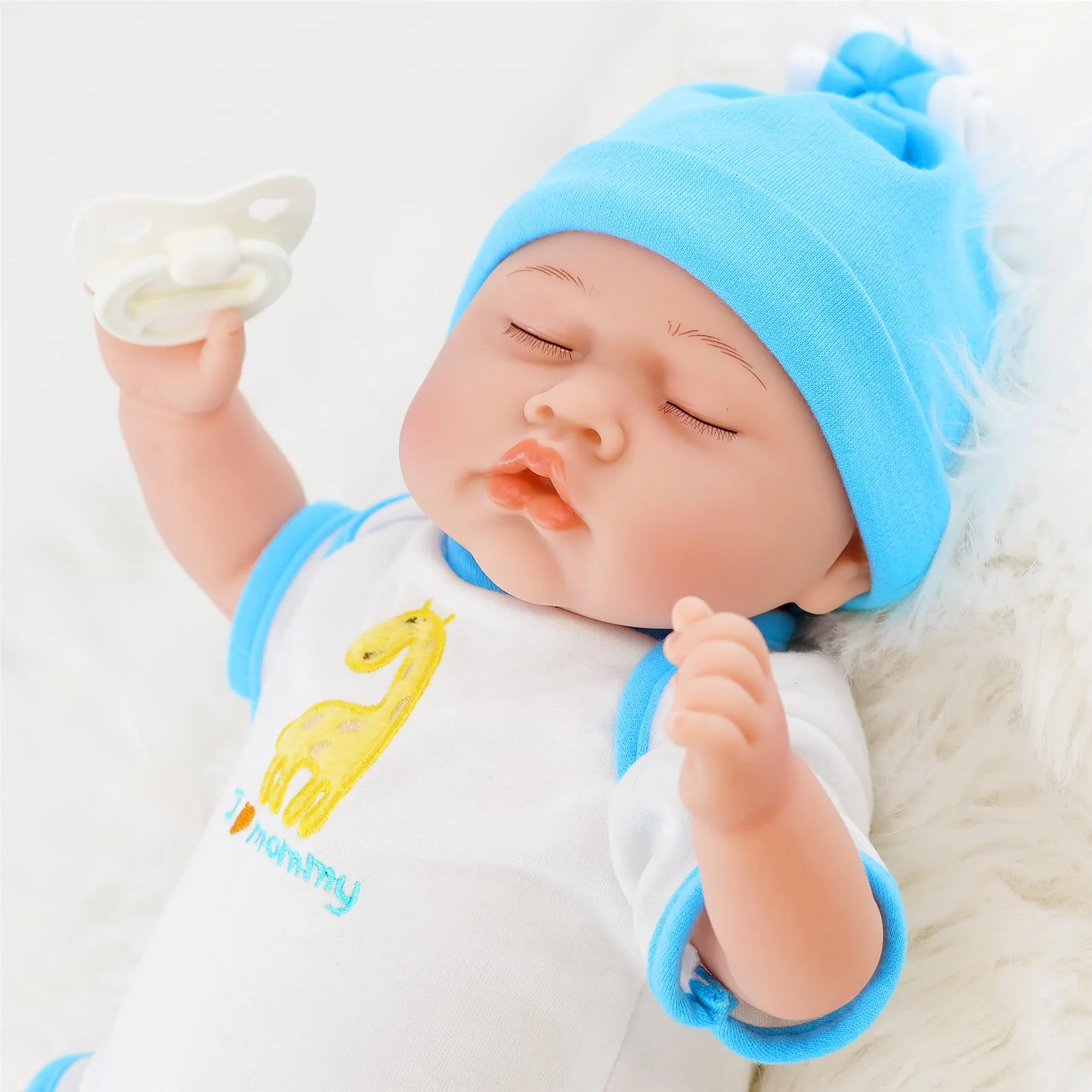 BiBi Doll Reborn Sleeping Boy "Douglas" (43 cm / 17")