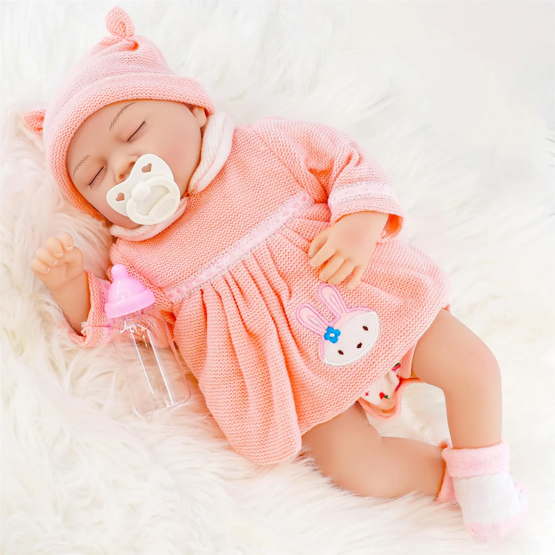 BiBi Doll Reborn Sleeping Girl "Rose" (50 cm / 20")