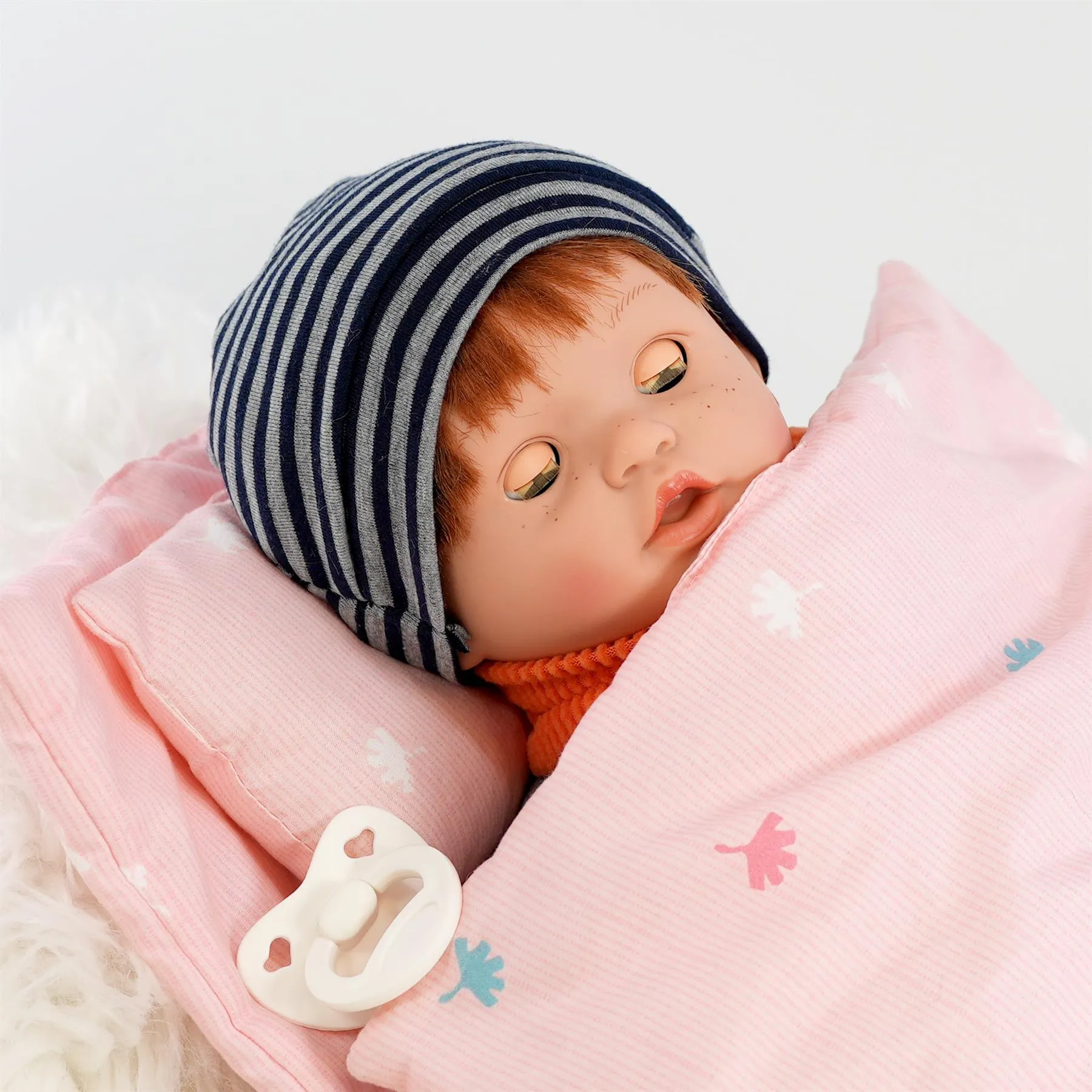 BiBi Sleeping Ginger Boy Doll (45 cm / 18")