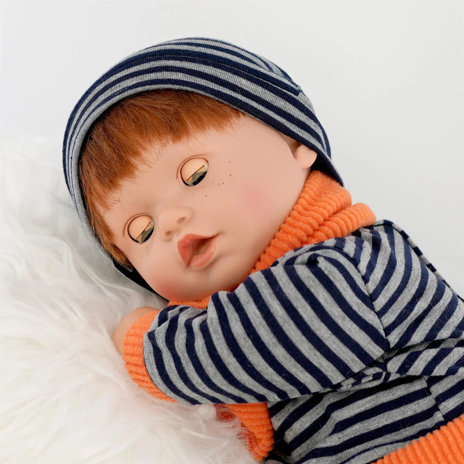 BiBi Sleeping Ginger Boy Doll (45 cm / 18")