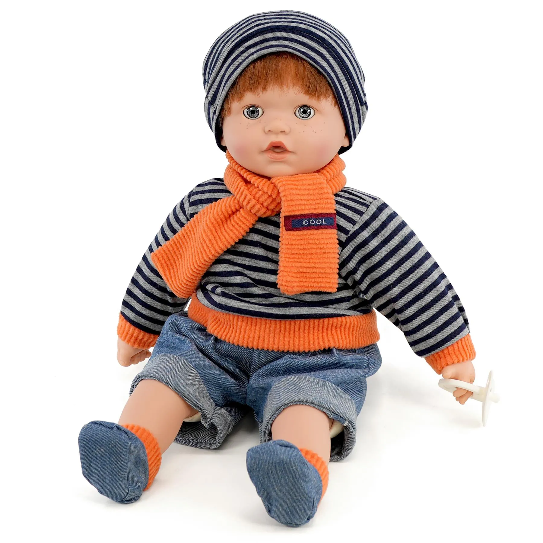 BiBi Sleeping Ginger Boy Doll (45 cm / 18")